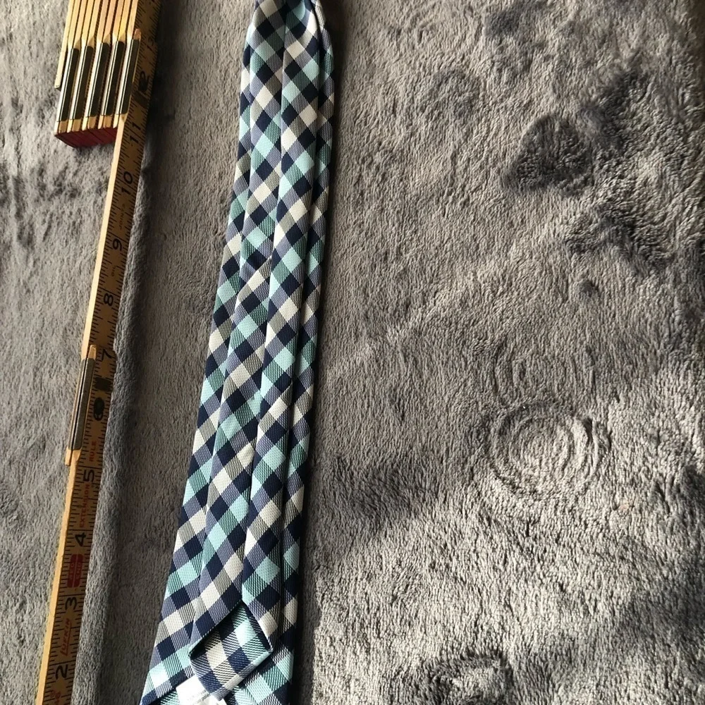𝅺CHILDREN‎ Plaid snap on Tie